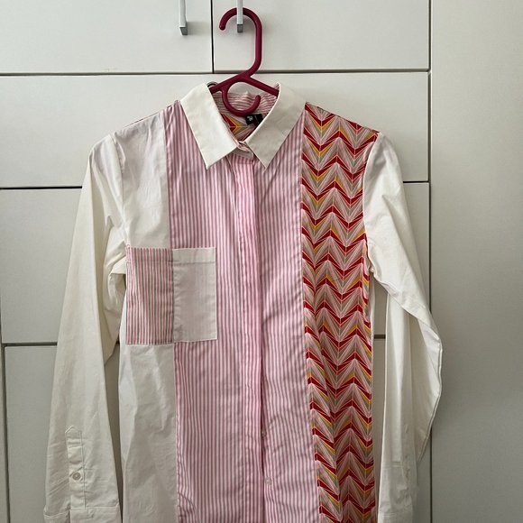 Multicolor Shirt with Pattern Design - Picture 1 of 2